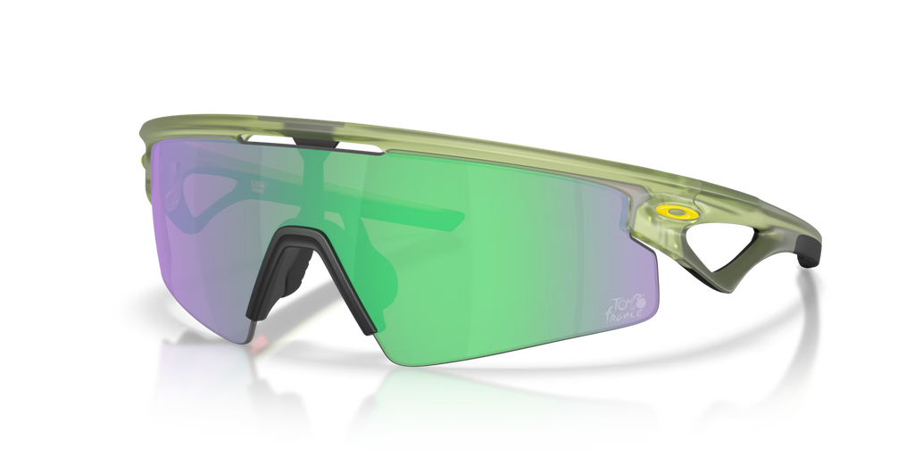 Oakley Men's 2026 Tour De France Sphaera Strike Sunglasses - Matte Fern