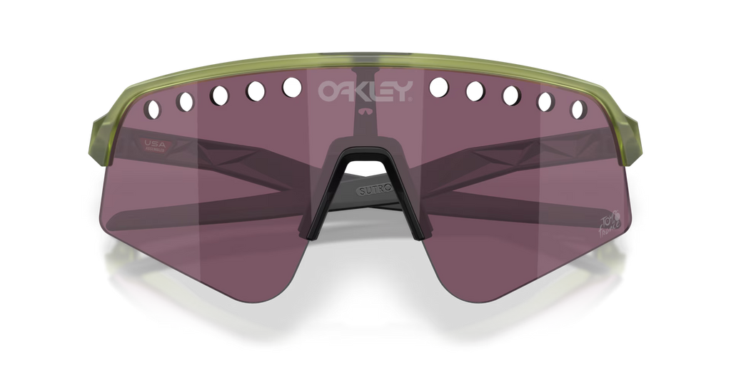 Oakley Men's 2026 Tour De France Sutro Lite Sweep Sunglasses - Transparent Fern