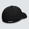 Oakley Men's 6 Panel Stretch Metallic Hat - Black
