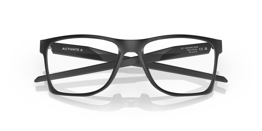Oakley Men's Activate (low Bridge Fit) Eyeglasses - Black