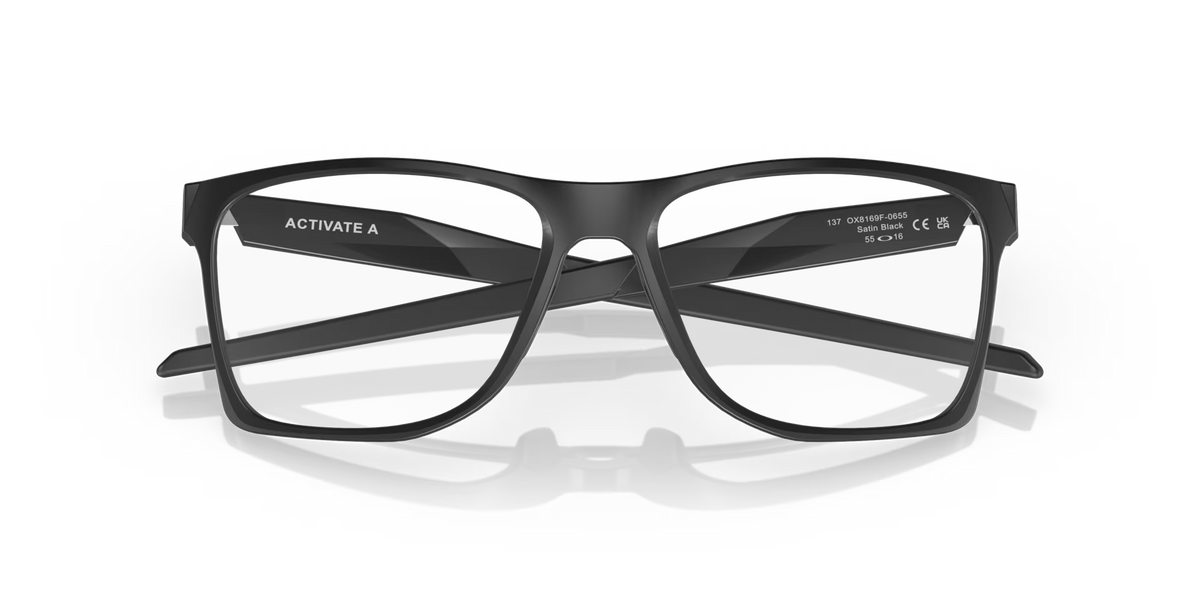 Oakley Men's Activate (low Bridge Fit) Eyeglasses - Black