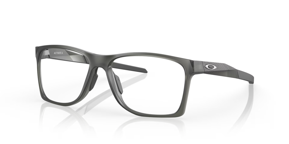 Oakley Men's Activate (low Bridge Fit) Eyeglasses - Grey