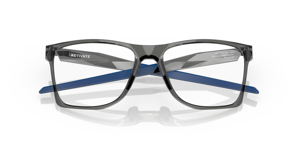 Oakley Men's Activate (low Bridge Fit) Eyeglasses - Grey