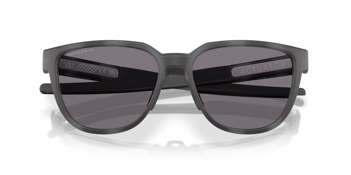 Oakley Men's Actuator (low Bridge Fit) Sunglasses - Matte Transparent Stonewash Tortoise