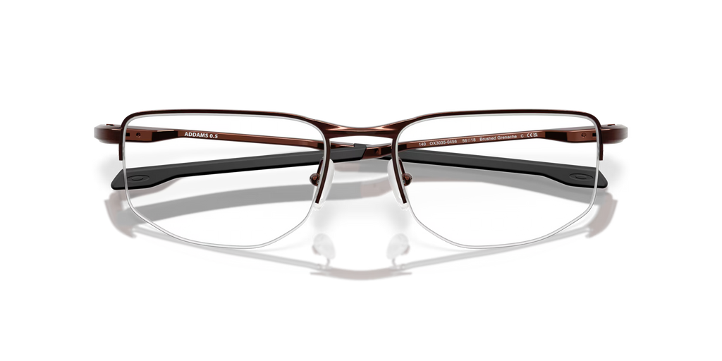 Oakley Men's Addams 0.5 Eyeglasses - Brushed Grenache