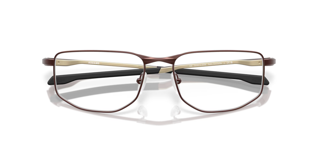Oakley Men's Addams Eyeglasses - Satin Grenache
