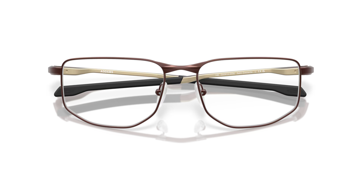 Oakley Men's Addams Eyeglasses - Satin Grenache