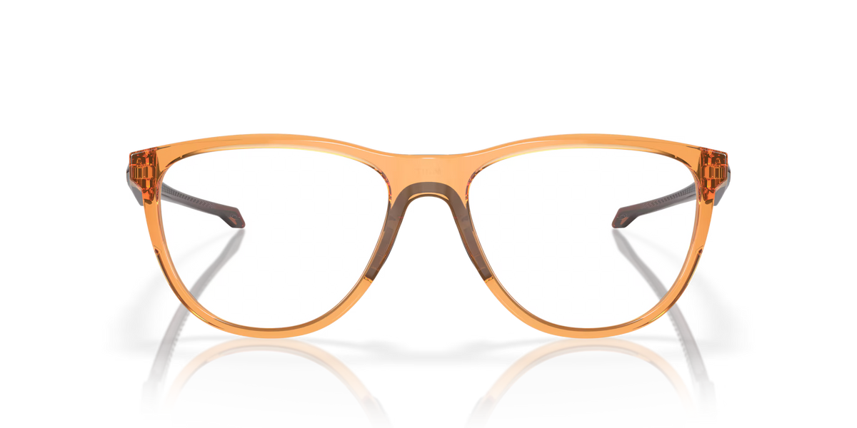 Oakley Men's Admission Eyeglasses - Polished Transparent Ginger