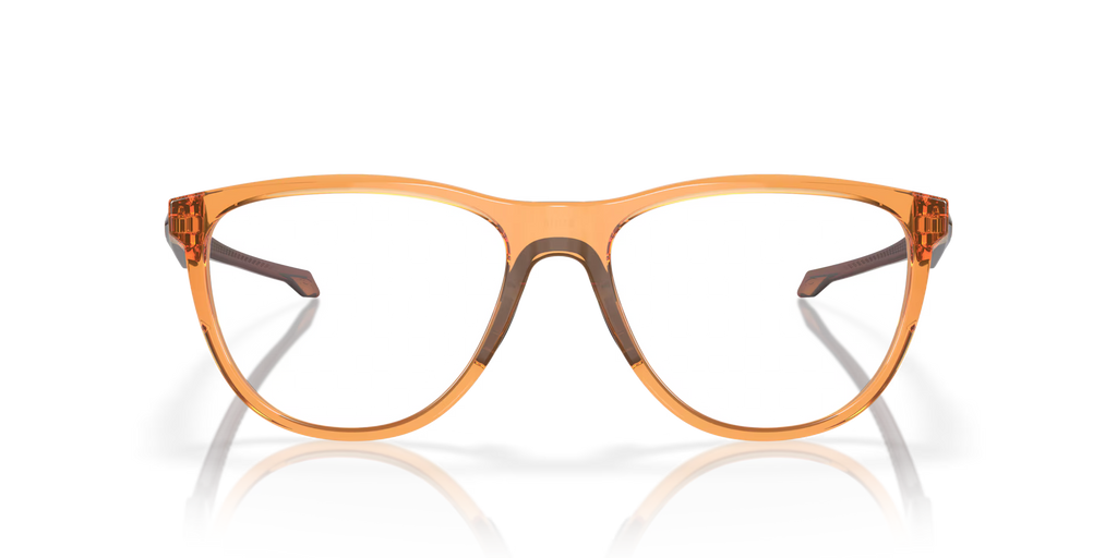 Oakley Men's Admission (low Bridge Fit) Eyeglasses - Polished Transparent Ginger
