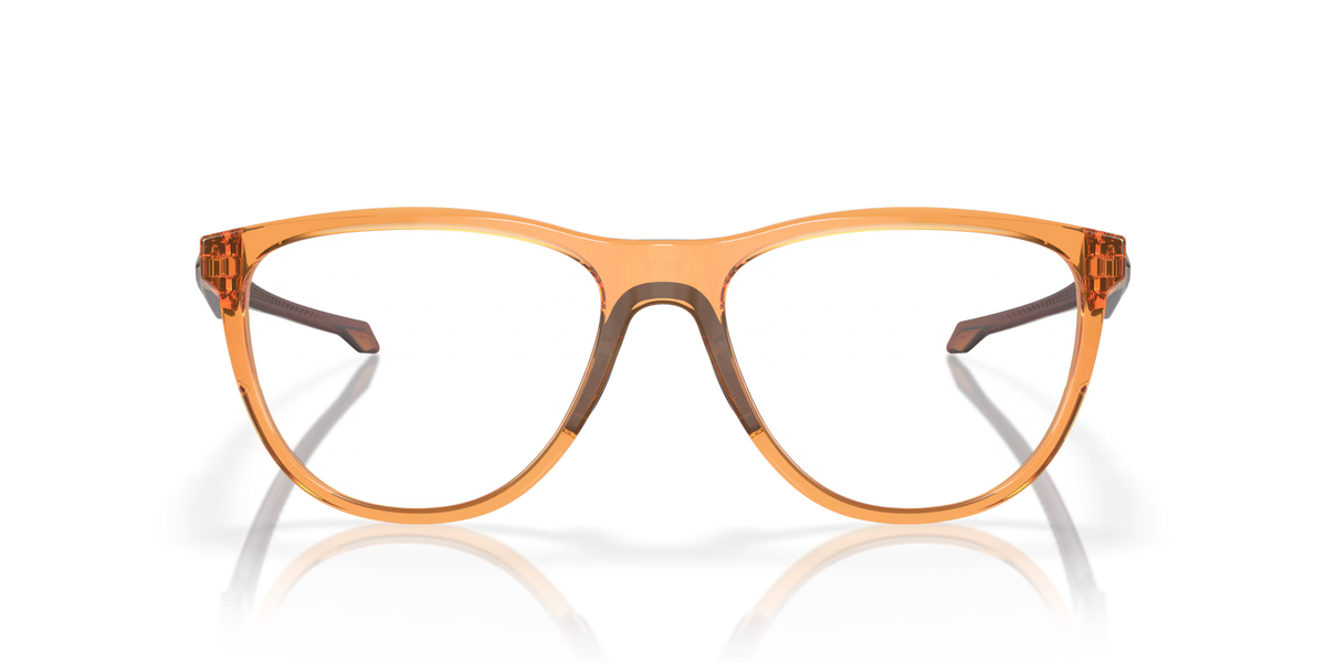 Oakley Men's Admission (low Bridge Fit) Eyeglasses - Polished Transparent Ginger