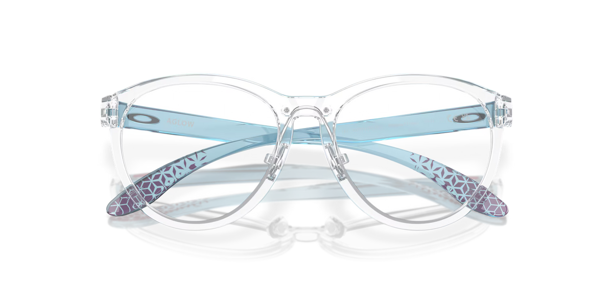 Oakley Men's Aglow (youth Fit) Eyeglasses - Polished Clear