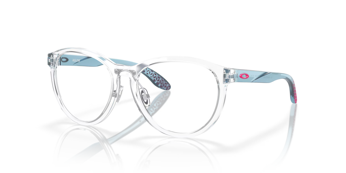 Oakley Men's Aglow (youth Fit) Eyeglasses - Polished Clear
