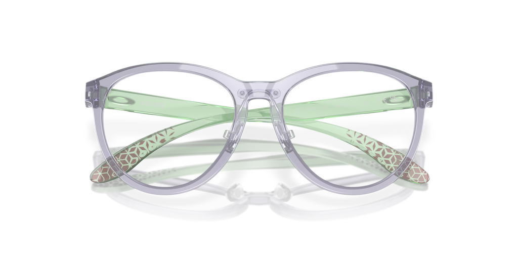 Oakley Men's Aglow (youth Fit) Eyeglasses - Polished Trans Lilac