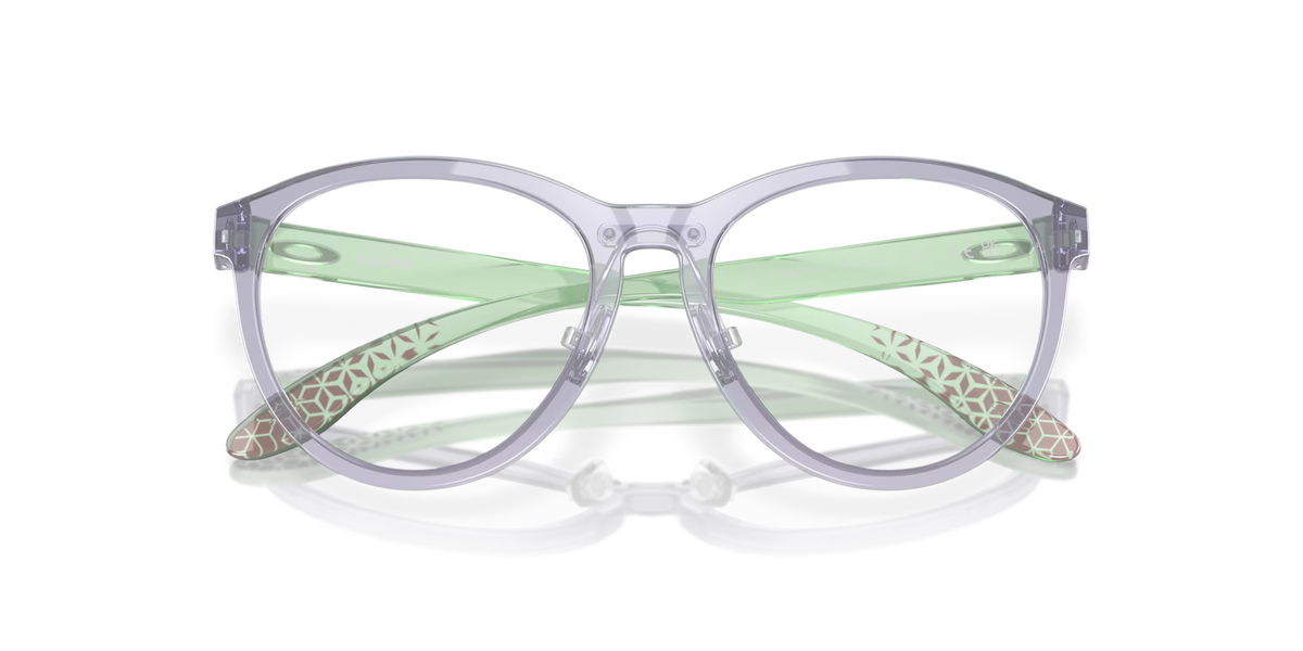 Oakley Men's Aglow (youth Fit) Eyeglasses - Polished Trans Lilac