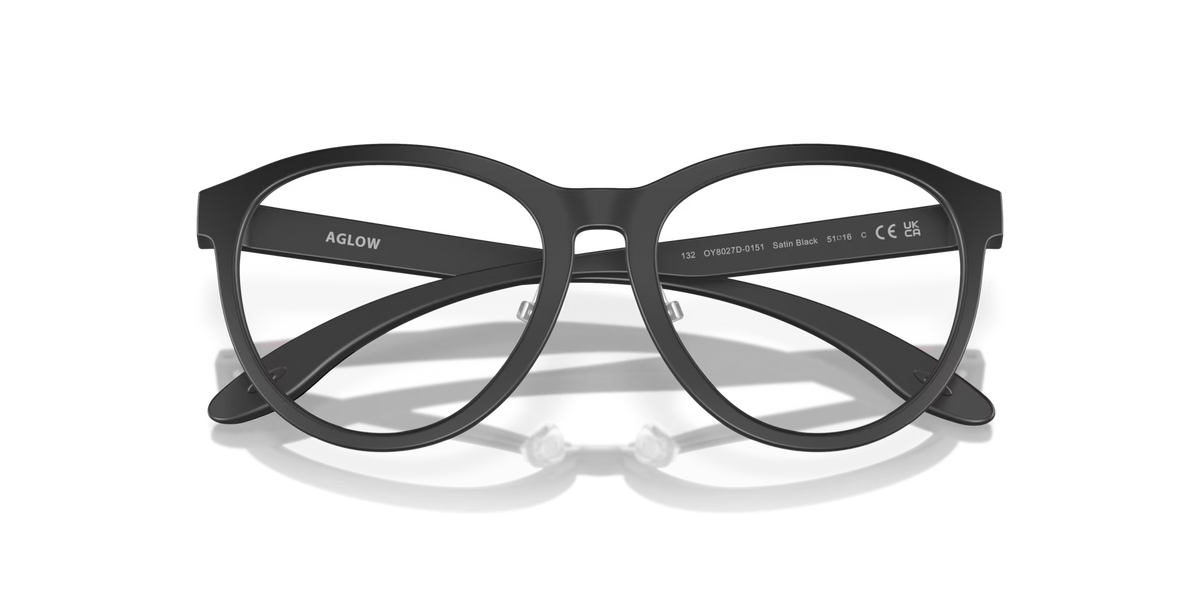 Oakley Men's Aglow (youth Fit) Eyeglasses - Black