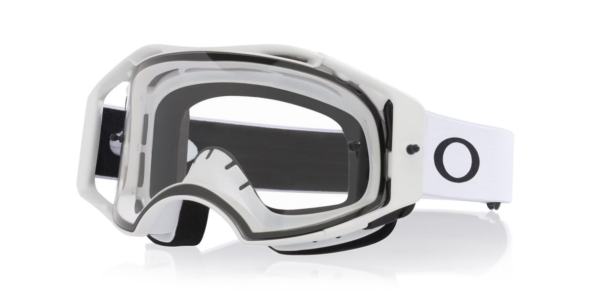 Oakley Men's Airbrake Lite Mx Goggles - White
