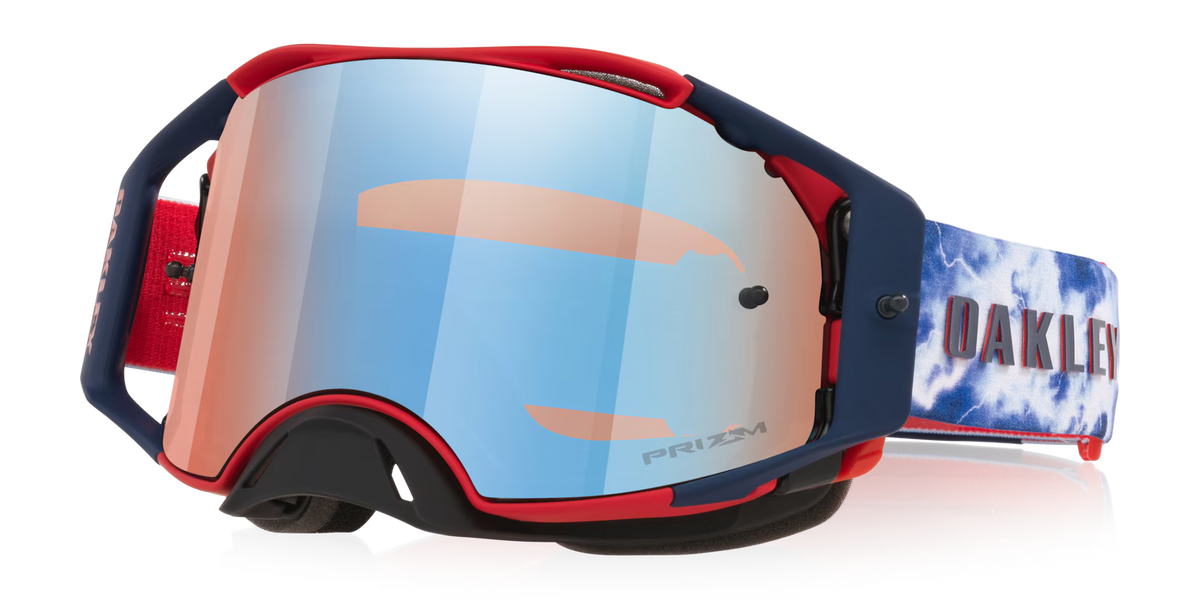 Oakley Men's Airbrake Mx Maxime Renaux Signature Series Goggles - Navy