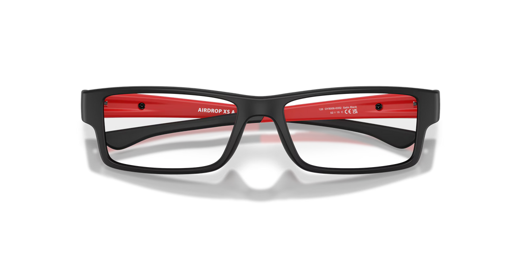 Oakley Men's Airdrop Xs (youth - Low Bridge Fit) Eyeglasses - Black
