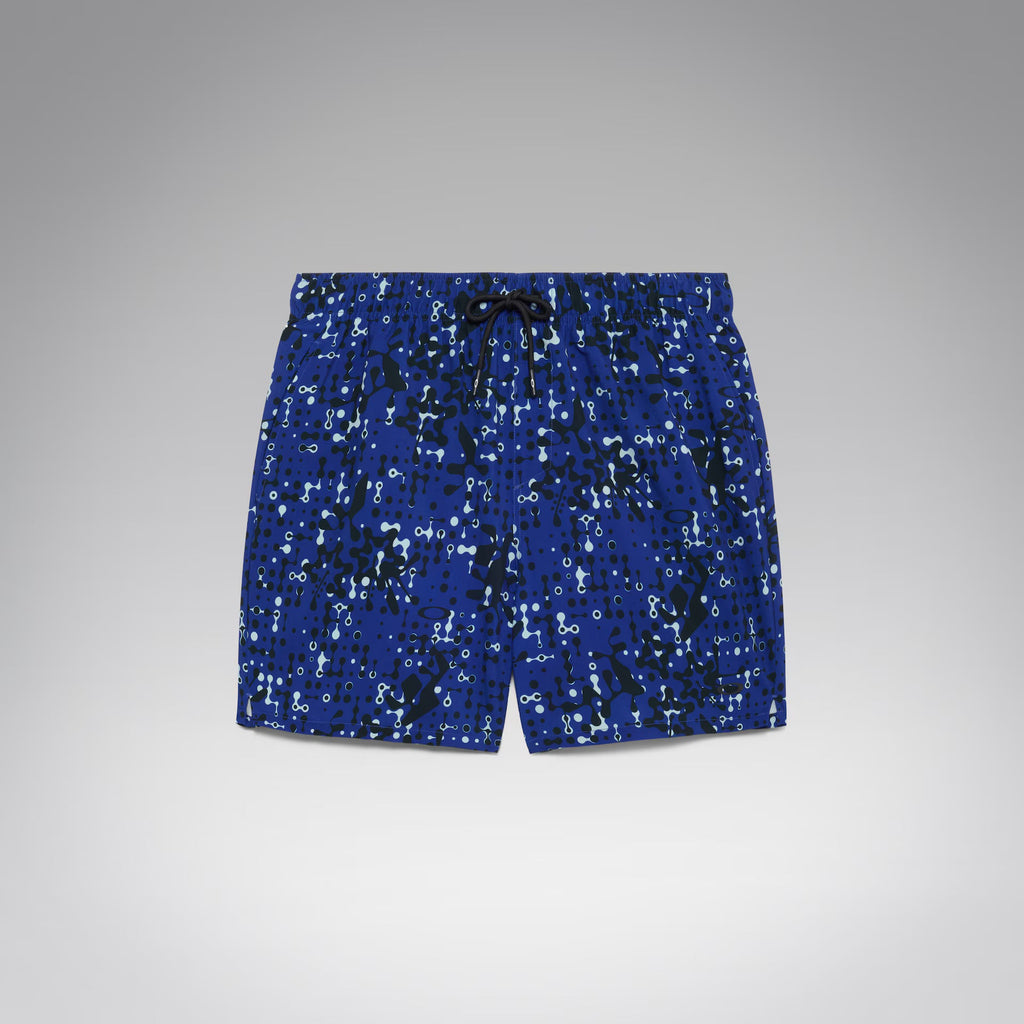 Oakley Men's All Hibiscus 17'' Beachshort - Blue