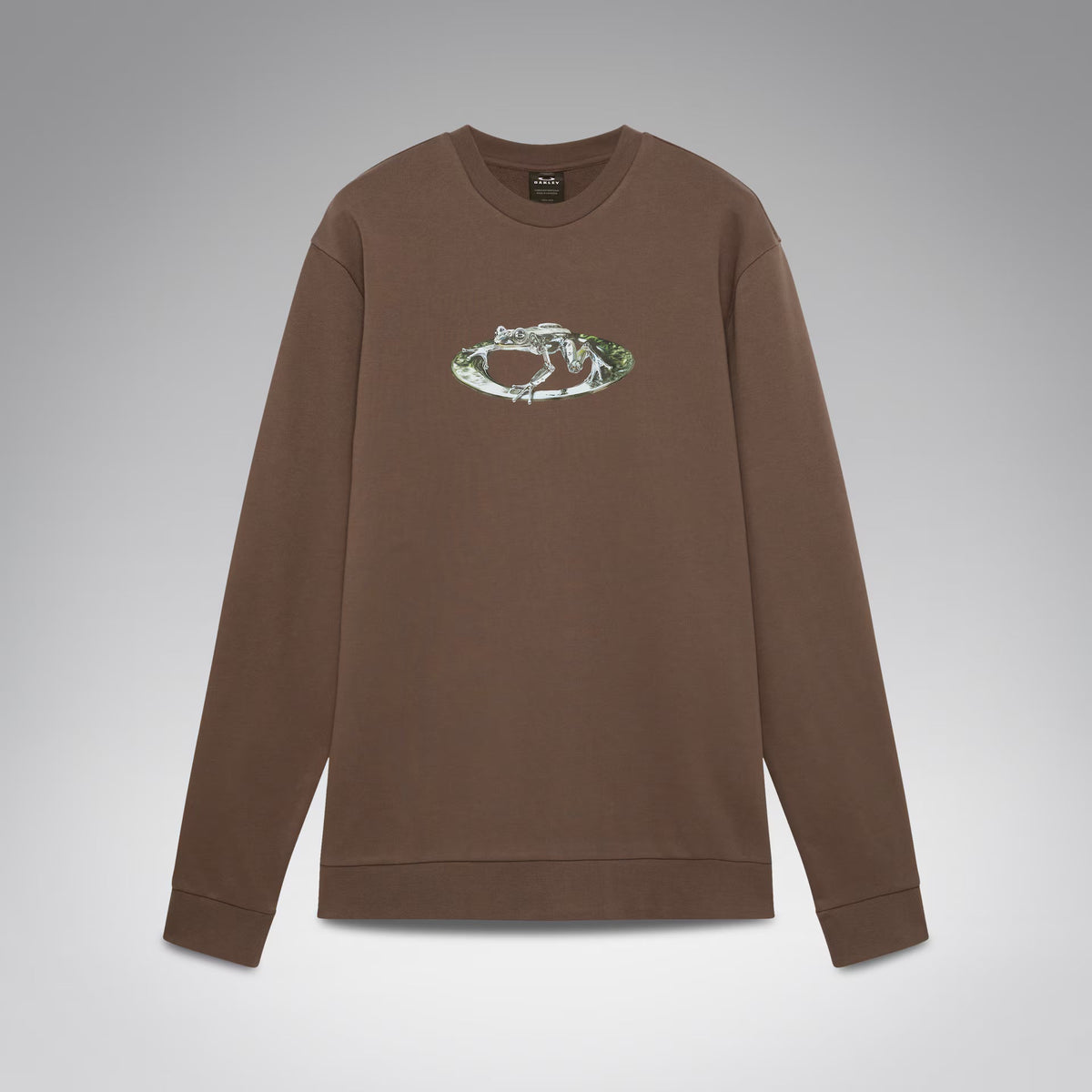 Oakley Men's Animatronic Frog Crewneck - Dark Umber