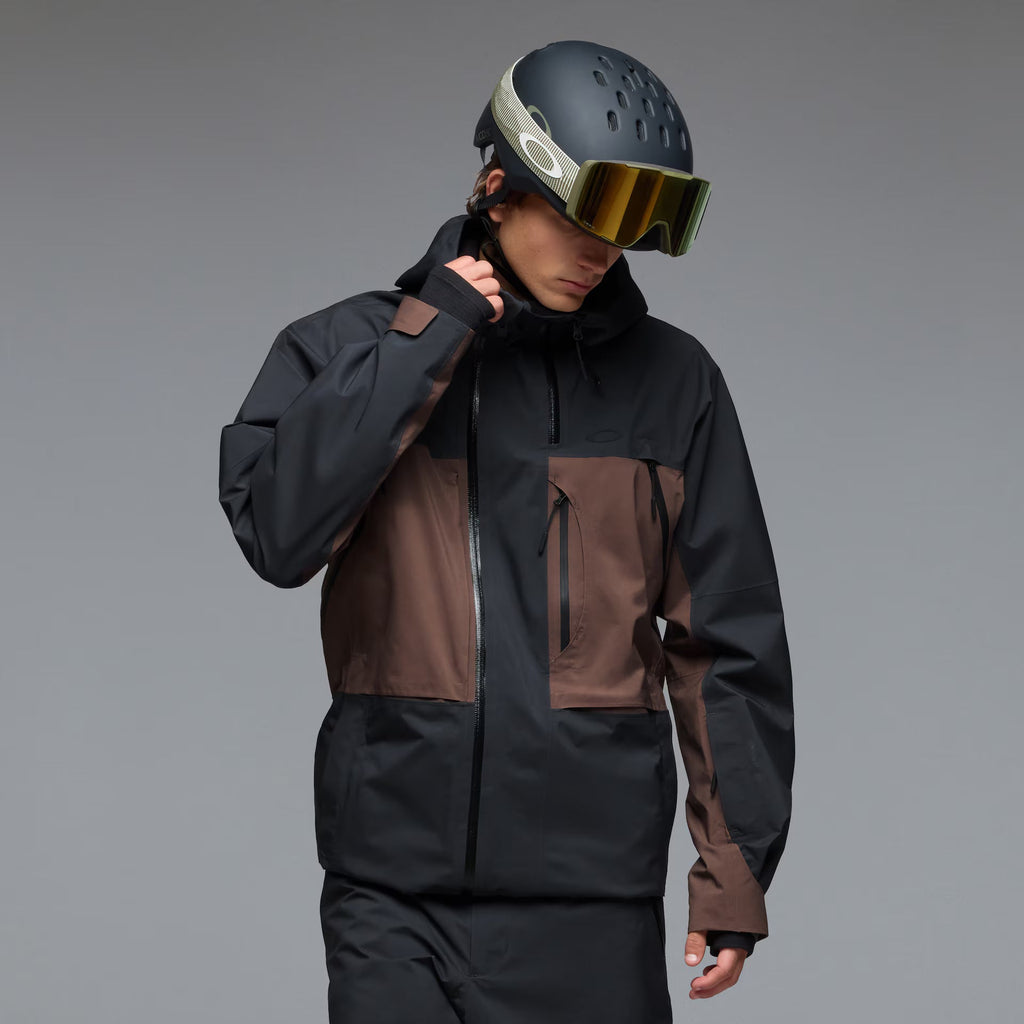Oakley Men's Baldface Gore-tex Jacket - Graphite/Dark Umber