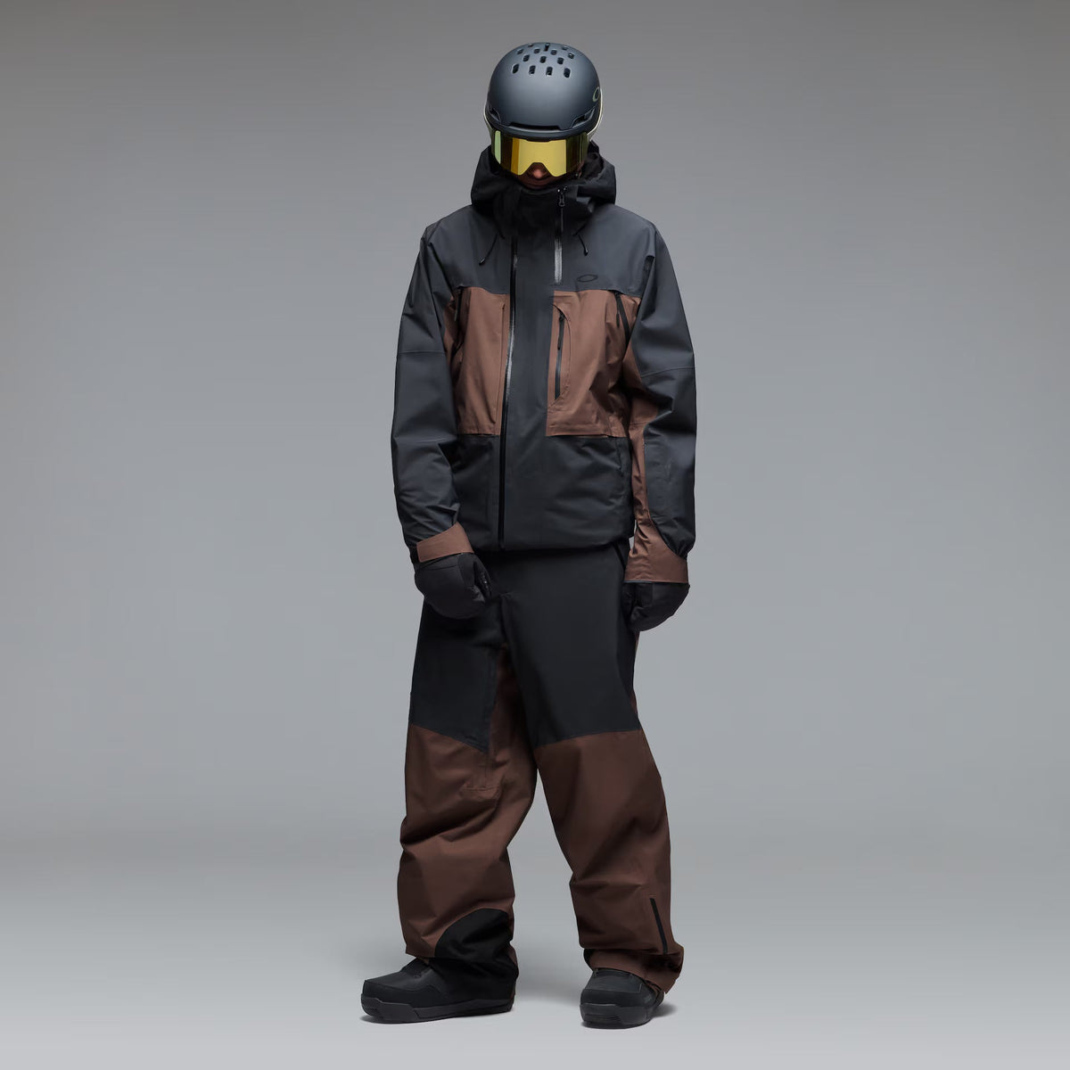 Oakley Men's Baldface Gore-tex Jacket - Graphite/Dark Umber