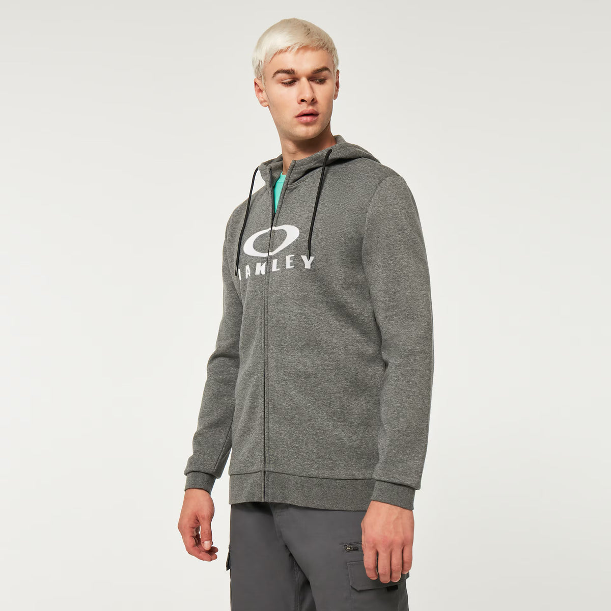 Oakley Men's Bark Fz Hoodie 2.0 - Grey