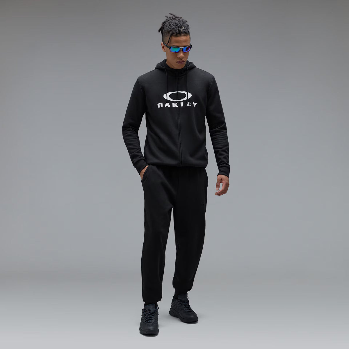 Oakley Men's Bark Fz Hoodie 2.0 - Black/White