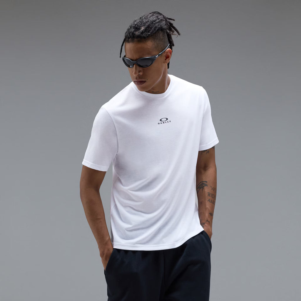 Oakley Men's Bark New Short Sleeve - White