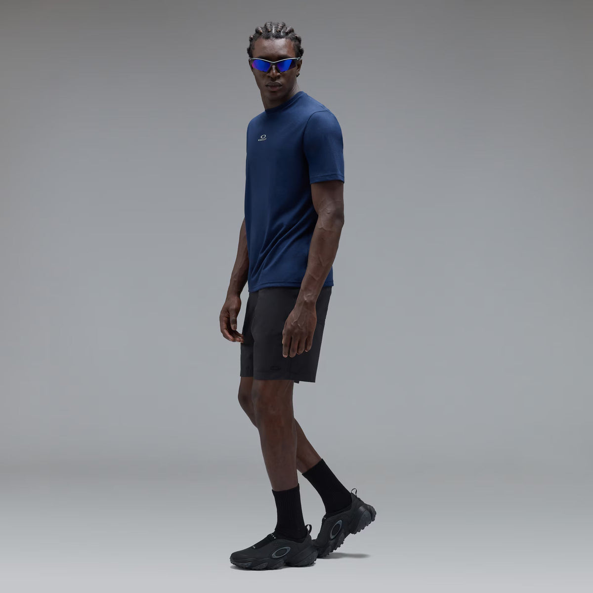 Oakley Men's Bark New Short Sleeve - Navy