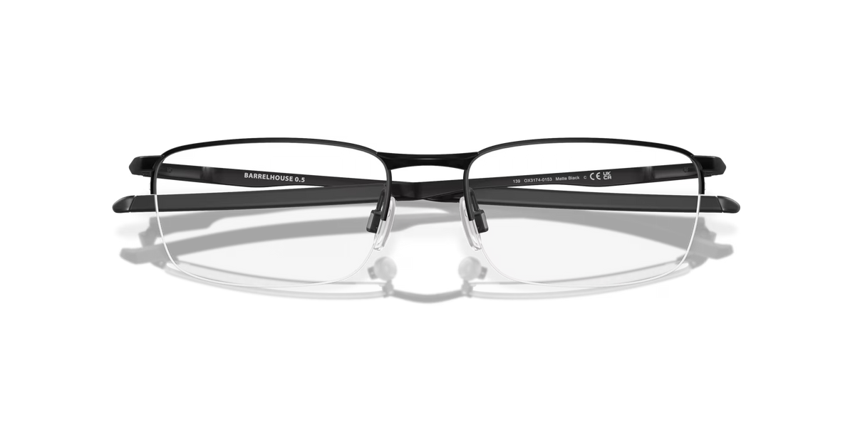 Oakley Men's Barrelhouse 0.5 Eyeglasses - Black