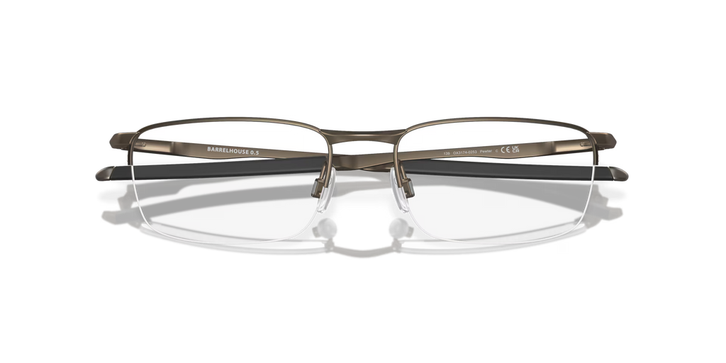 Oakley Men's Barrelhouse 0.5 Eyeglasses - Pewter