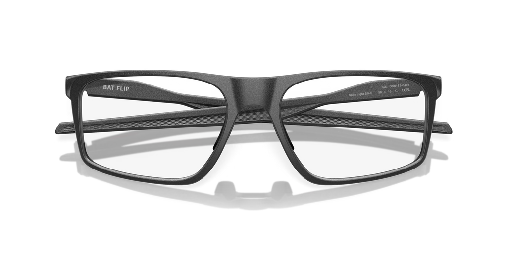 Oakley Men's Bat Flip Eyeglasses - Satin Light Steel