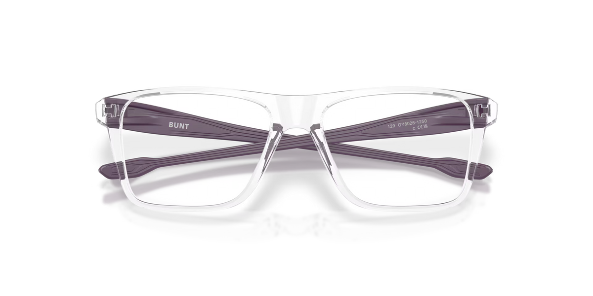 Oakley Men's Bunt (youth Fit) Eyeglasses - Polished Clear