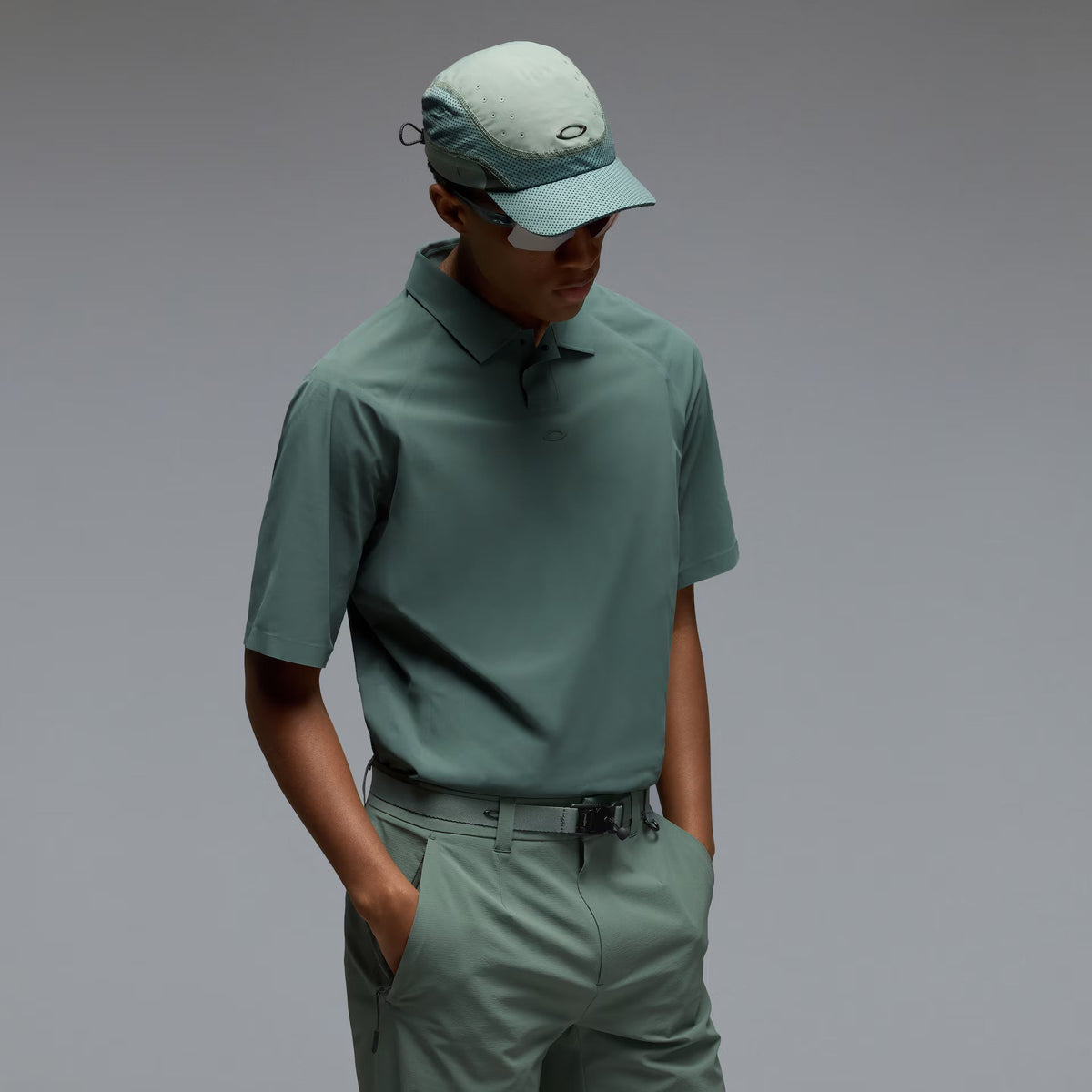 Oakley Men's C1 Sonic Weld Polo - Green