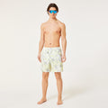 Oakley Men's Canary Palms Rc 18 Beachshort - Camo Palm Sulphur