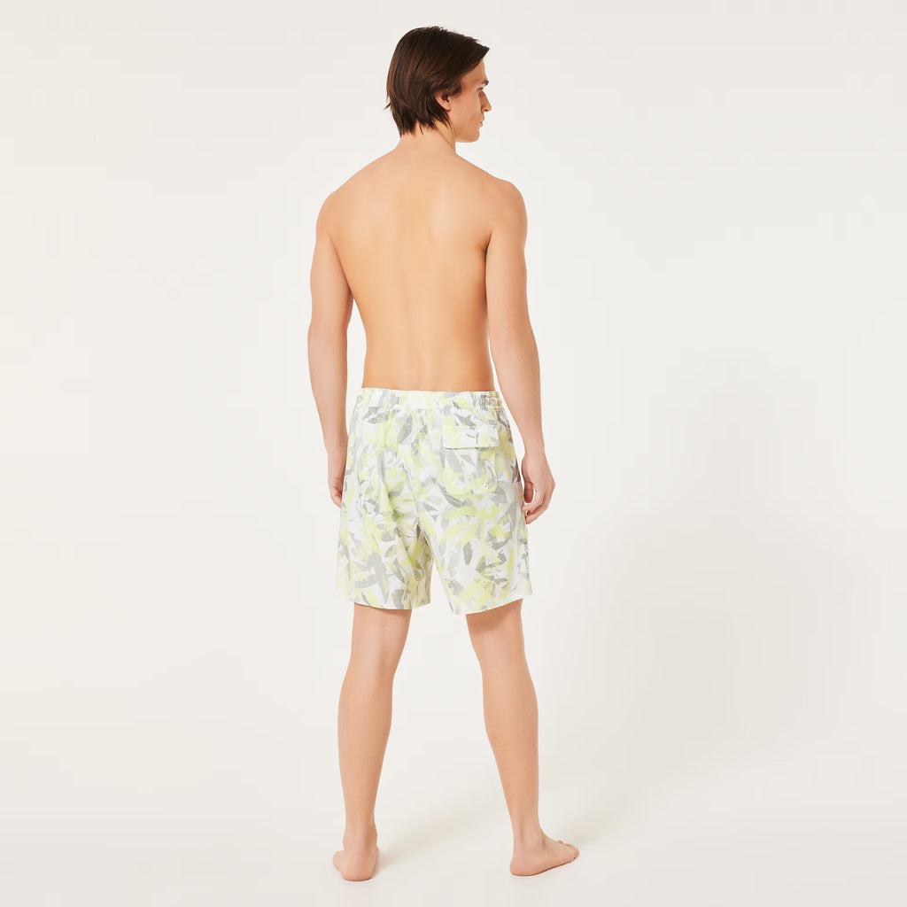 Oakley Men's Canary Palms Rc 18 Beachshort - Camo Palm Sulphur