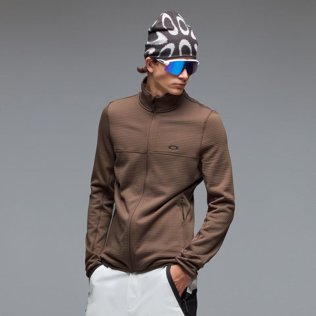 Oakley Men's Canopy Full Zip Sweatshirt - Dark Umber