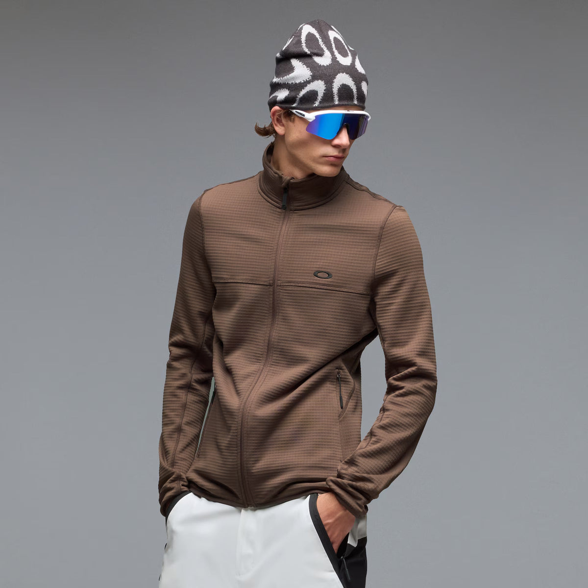 Oakley Men's Canopy Full Zip Sweatshirt - Dark Umber