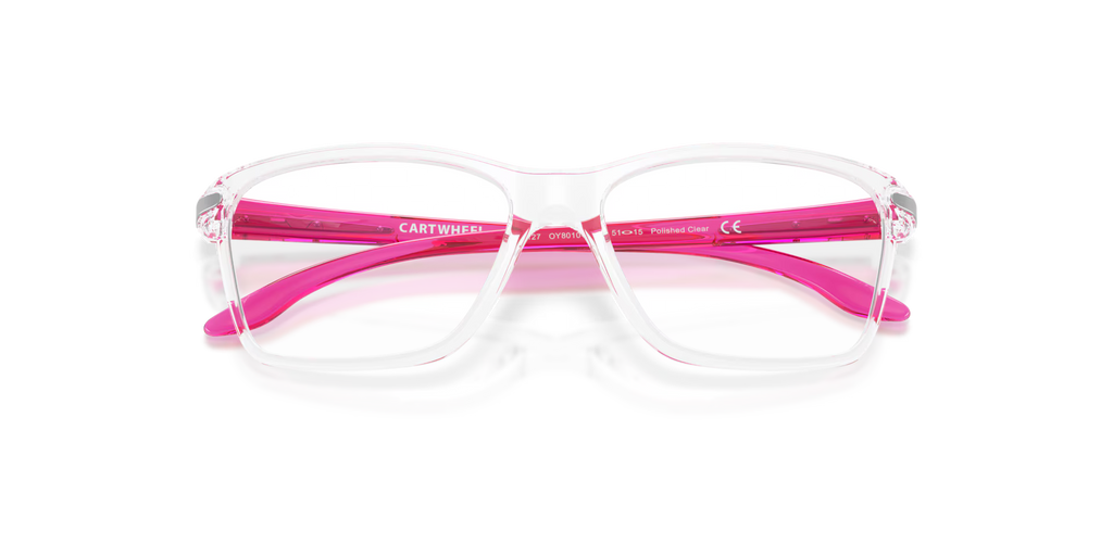 Oakley Men's Cartwheel (youth Fit) Eyeglasses - Polished Clear