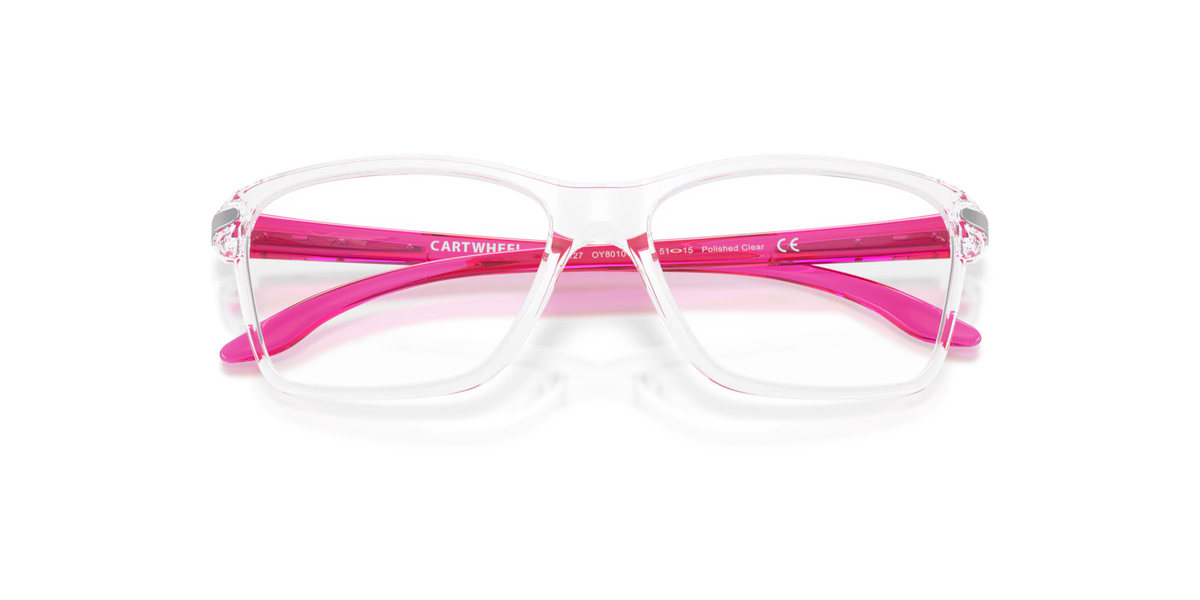 Oakley Men's Cartwheel (youth Fit) Eyeglasses - Polished Clear