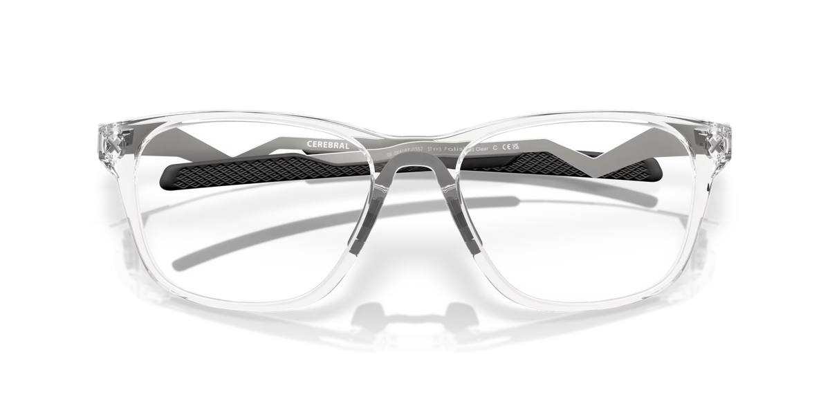 Oakley Men's Cerebral Eyeglasses - Polished Clear