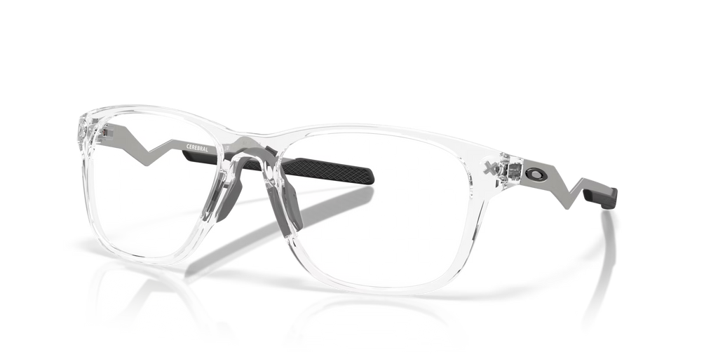 Oakley Men's Cerebral Eyeglasses - Polished Clear