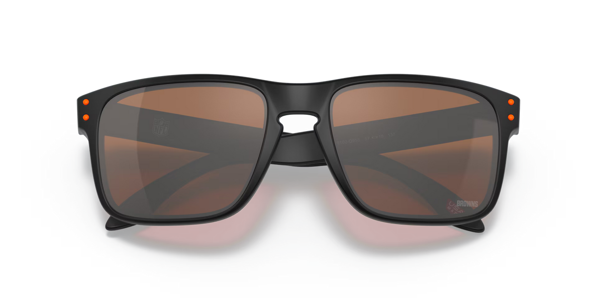 Oakley Men's Cleveland Browns Holbrook Sunglasses - Black