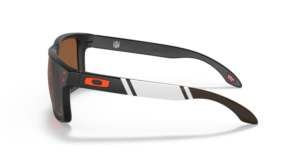Oakley Men's Cleveland Browns Holbrook Sunglasses - Black