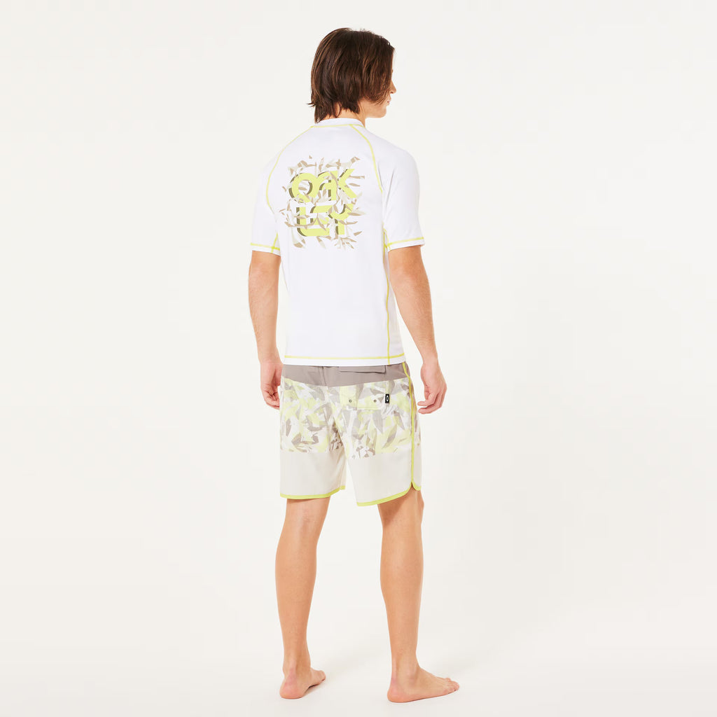 Oakley Men's Coral Ss Rashguard - White