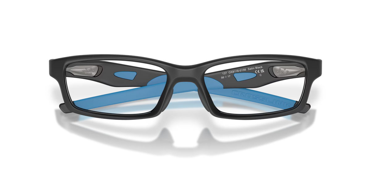 Oakley Men's Crosslink (low Bridge Fit) Eyeglasses - Black
