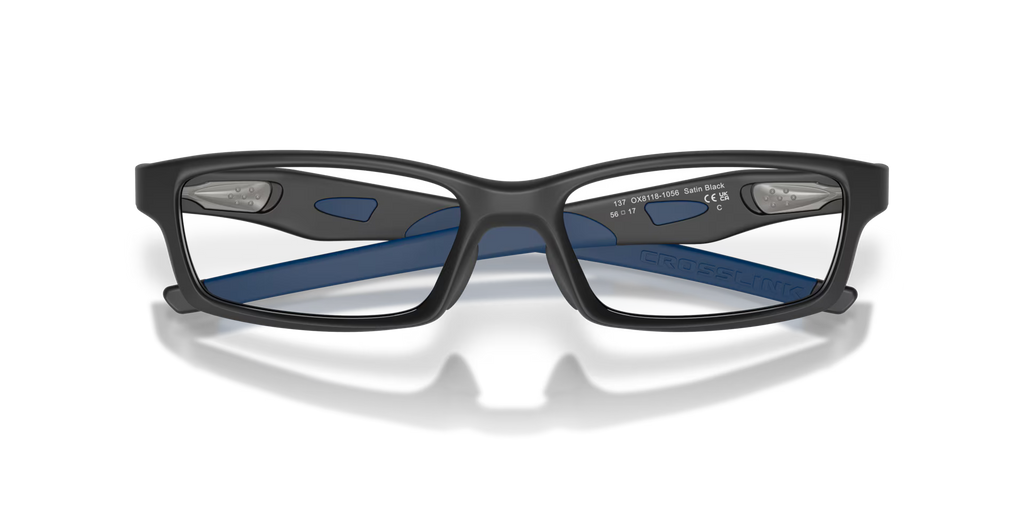Oakley Men's Crosslink (low Bridge Fit) Eyeglasses - Black