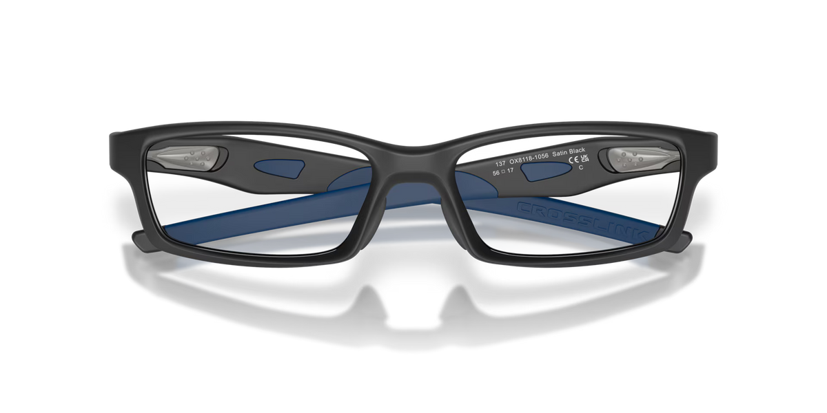 Oakley Men's Crosslink (low Bridge Fit) Eyeglasses - Black