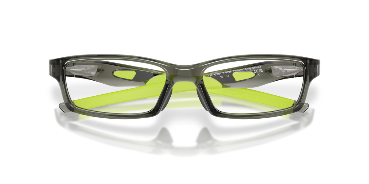 Oakley Men's Crosslink (low Bridge Fit) Eyeglasses - Grey